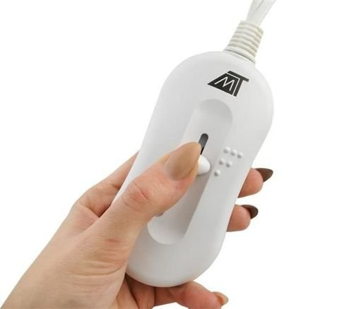 Malatec elektromos melegítő takaró és lepedő egyben, fehér, 150x80 cm