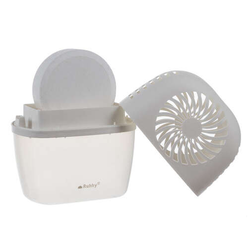 Ruhhy párátlanító és nedvességelnyelő készülék, tablettával, fehér, 19 x 15,5 x 10 cm