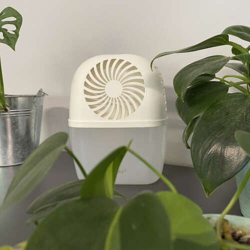 Ruhhy párátlanító és nedvességelnyelő készülék, tablettával, fehér, 19 x 15,5 x 10 cm