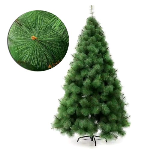 Természetes hatású műfenyő, dús ágakkal, talppal, 150 cm vagy 180 cm