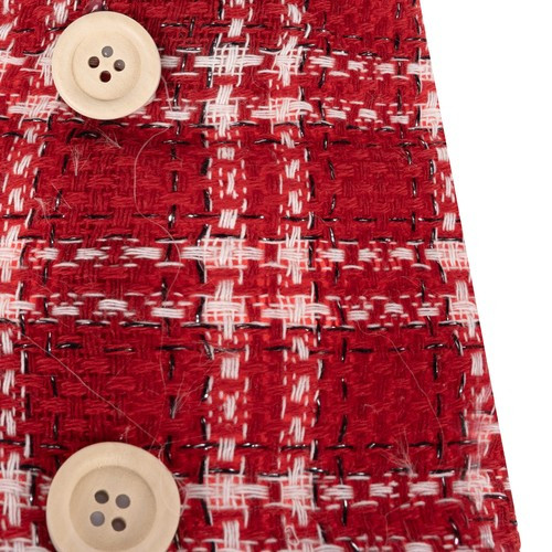 Ruhhy mikulásos, Karácsonyi ital dísz, ital dekoráció, üvegborító, ajándék dísz, textil borítás