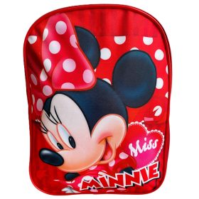   Disney Minnie egér, gyerek ovis hátizsák, gyerek hátitáska, miss Minnie, piros