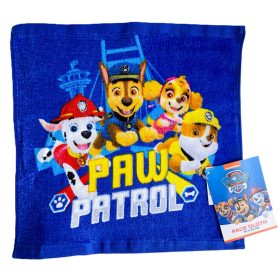   Mancs őrjárat kéztörlő, ovis kéztörlő, kék, 30x30 cm