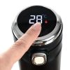 Ruhhy termosz led kijelzővel, rozsdamentes, fekete, 420 ml, hidegen-melegen tartó