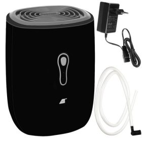   Ruhhy páramentesítő, nedvességelnyelő, fekete, kivehető víztartállyal, 22,5x16x14cm