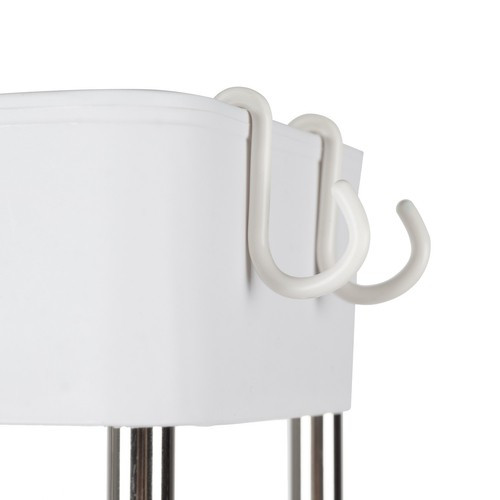 Ruhhy konyhai/fürdőszobai kerekes polc, 91,5 x 37 x 12 cm