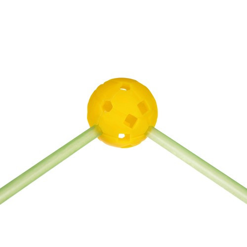 Kruzzel gyerek sátor, fluoreszkáló, szalmakockák, 100 db, zöld, többfunkciós 