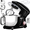 Ruhhy 2200W Rozsdamentes Konyhai Robotgép 6,2L Tál, Többfunkciós Dagasztó, Habverő és Keverő – 43x33x24,5 cm