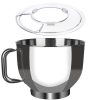 Ruhhy 2200W Rozsdamentes Konyhai Robotgép 6,2L Tál, Többfunkciós Dagasztó, Habverő és Keverő – 43x33x24,5 cm