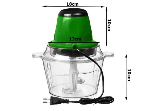 Elektromos zöldség-gyümölcs-hús aprítógép, 1600 ml, 250W