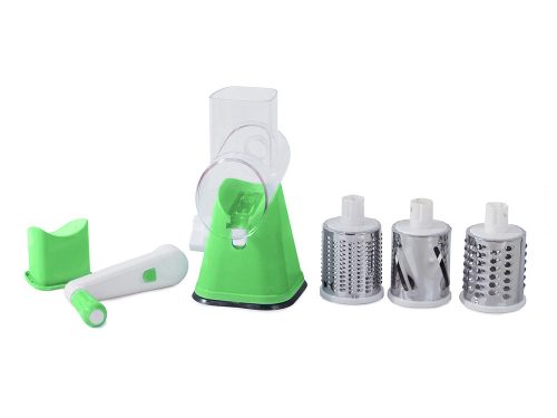 Burgonya, sajt, zöldségreszelő, kézi reszelő, 3 db cserélhető betéttel