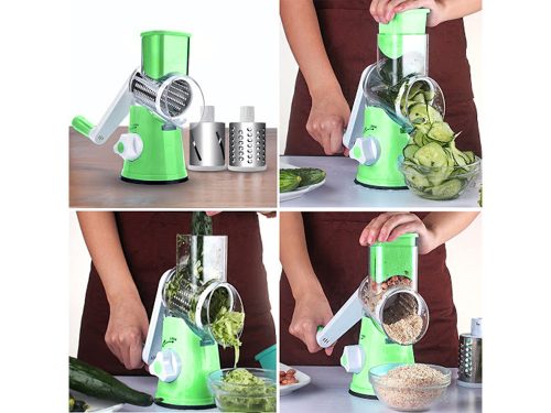 Burgonya, sajt, zöldségreszelő, kézi reszelő, 3 db cserélhető betéttel