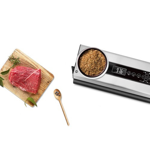 Fóliahegesztőgép, vákuumcsomagoló gép, beépített digitális mérleggel, fóliakészlettel