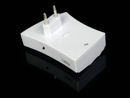 Vezeték nélküli csengő elemekkel, fehér,  1 gong, LED távirányító