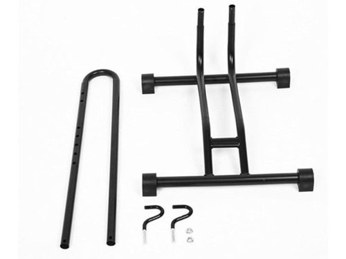 Kerékpártartó, kerékpárakasztó, szerviz állvány, fekete