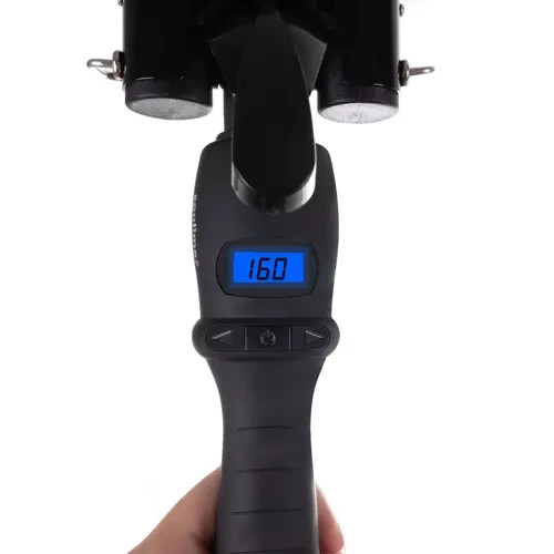 Soulima hajhullámosító, hajsütővas, LCD kijelzővel, fekete , védőtokkal 