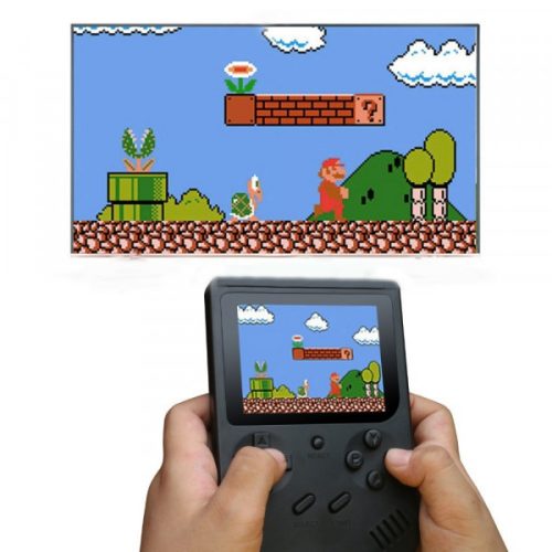 Retro kézi játék konzol rengeteg játékkal