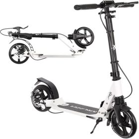 Kruzzel Hyperion összecsukható roller, fekete-fehér