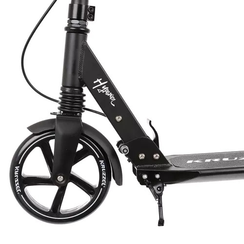 Kruzzel Hyperion B23550 roller – összecsukható alumínium városi roller, ABEC-9 csapágy, 20 cm gumikerekek, fekete