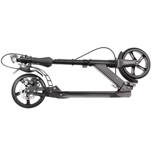 Kruzzel Hyperion B23550 roller – összecsukható alumínium városi roller, ABEC-9 csapágy, 20 cm gumikerekek, fekete