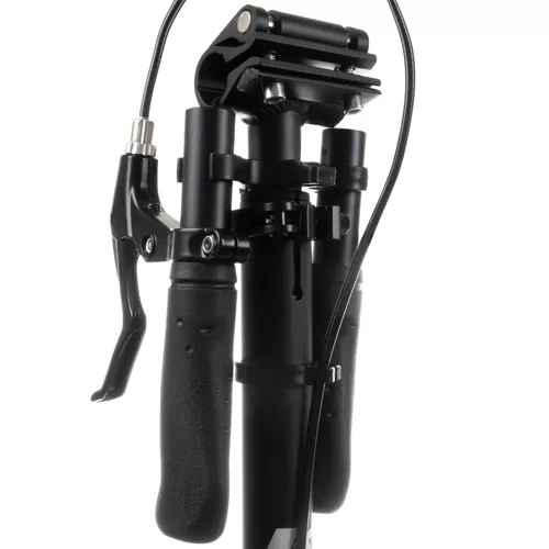 Kruzzel Hyperion B23550 roller – összecsukható alumínium városi roller, ABEC-9 csapágy, 20 cm gumikerekek, fekete