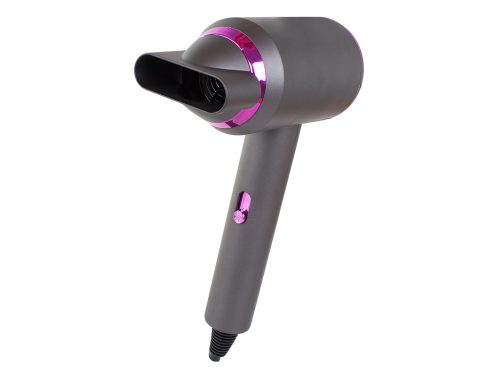 Ionos led hajszárító, 3 sebességfokozat, hideg/meleg levegő fújás, szürke-rózsaszín, 800W