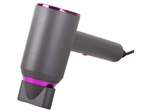 Ionos led hajszárító, 3 sebességfokozat, hideg/meleg levegő fújás, szürke-rózsaszín, 800W