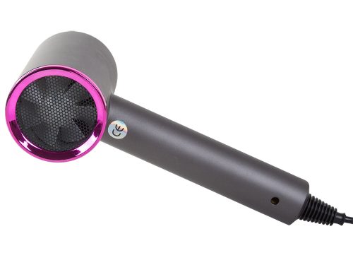 Ionos led hajszárító, 3 sebességfokozat, hideg/meleg levegő fújás, szürke-rózsaszín, 800W