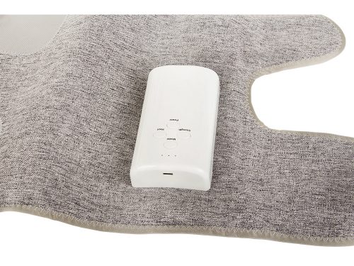 Kompressziós lábmasszírozó, hőterápiás, hordozható, 6 masszázs sebesség