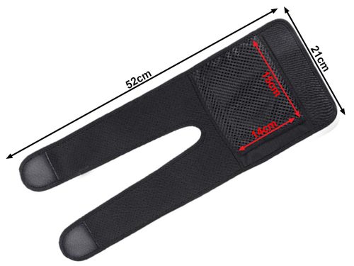 Hőterápiás térdmelegítő, masszírozó, 3 állítható hőmérséklet, ízületi gyulladásra, állítható pánt, fekete