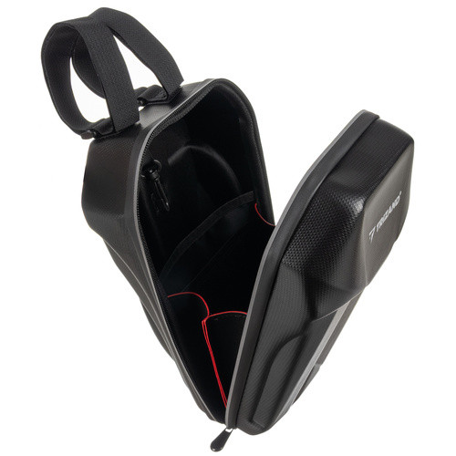 Trizand rollerre / biciklire akasztható táska, fekete, vízálló, 5 l