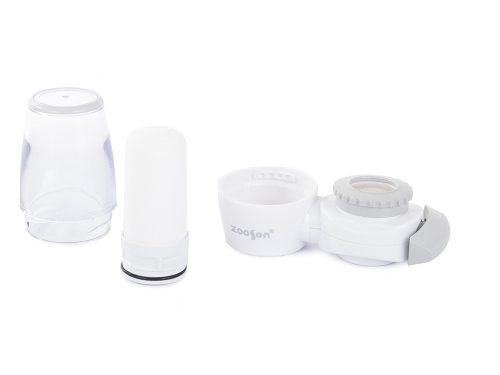 Zoosen vízszűrő készlet csapra, fehér, műanyag