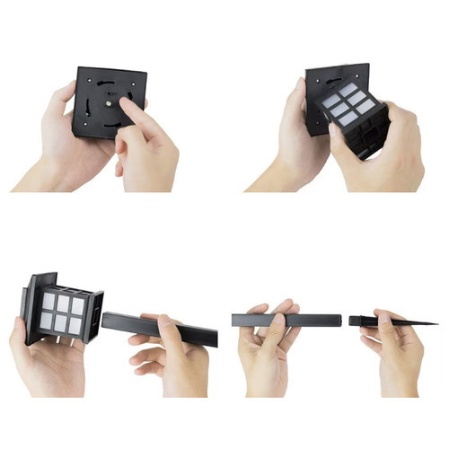 Gardlov napelemes kerti lámpa szett, 6 db