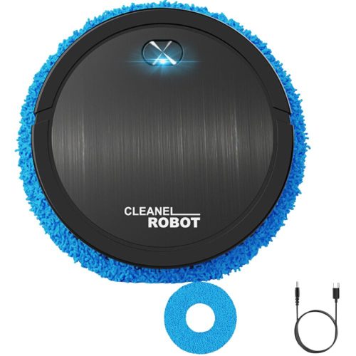 Vezeték nélküli robot felmosó – automata padlótisztító, mop, takarító robot, csendes, USB-s, újratölthető, alacsony profil