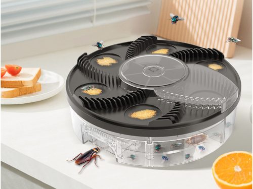 Elektromos légycsapda, rovarcsapda – forgó rovarfogó csótányok, legyek ellen, USB-s működés