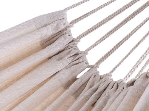 Kerti függőágy, 1 személyes, bézs, 200 kg teherbírás,  80x250 cm 