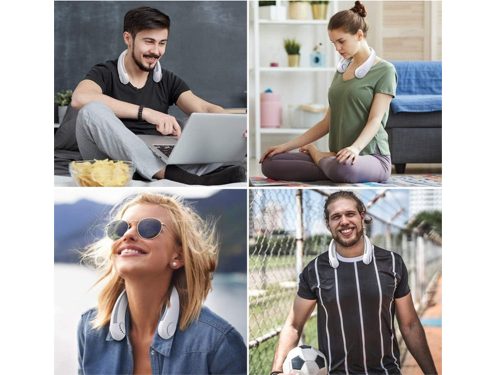 Nyakba akasztható vezeték nélküli ventilátor – hordozható légkondicionáló, újratölthető akkuval