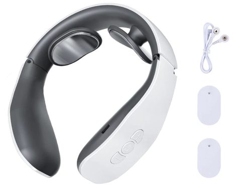 Neck TENS EMS Elektrostimulátor 2 az 1-ben – 5 masszázsprogram, 16 intenzitás, USB töltés