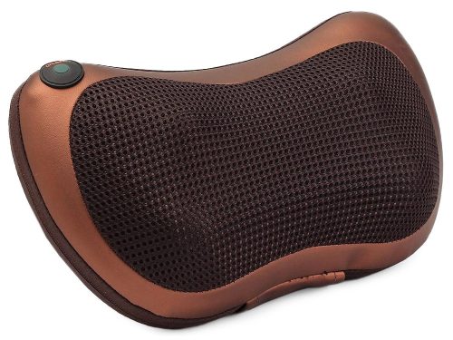 SHIATSU infra masszírozó párna nyakra, hátra, lábra, vállra, levehető-mosható huzattal 