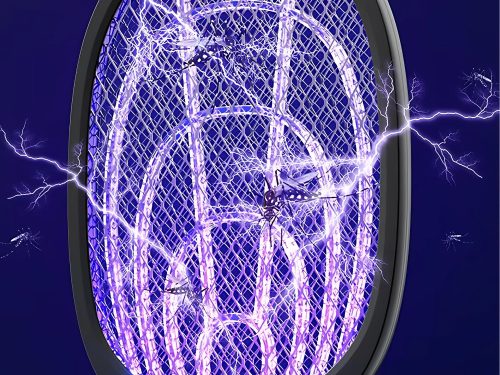 Elektromos rovarcsapda, UV lámpa, légycsapó, állvánnyal, fekete/fehér 