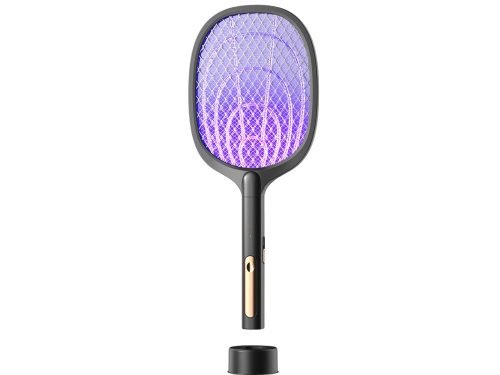 Elektromos rovarcsapda, UV lámpa, légycsapó, állvánnyal, fekete/fehér 