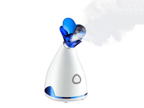 Nano ionos mélytisztító arcgőz szauna, inhalátor, fehér-kék