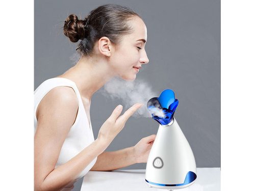 Nano ionos mélytisztító arcgőz szauna, inhalátor, fehér-kék