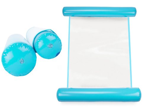 Felfújható matrac, úszószőnyeg, lebegő függőágy, kék