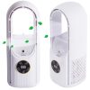 Oszlop ventilátor lapát nélküli, csendes, álló, párásító készülék, 6 program, USB