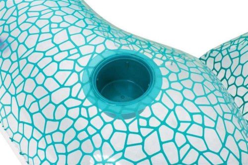 BESTWAY felfújható pihenőszék háttámlával – 102×94 cm, kényelmes beltéri és kültéri használatra