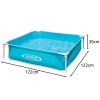 INTEX – Gyermek keretes kerti pancsoló medence 122x122x30 cm, ajándék strand labdával, – 342 liter