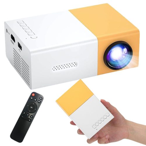 YG300 Hordozható Projektor – Full HD támogatás, HDMI, USB, távirányítóval – 2025-ös verzió