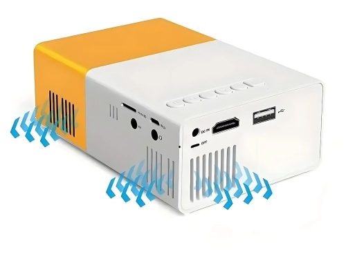 YG300 Hordozható Projektor – Full HD támogatás, HDMI, USB, távirányítóval – 2025-ös verzió