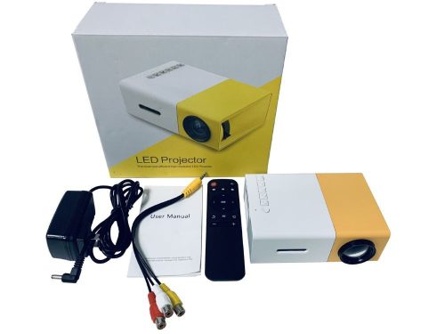 YG300 Hordozható Projektor – Full HD támogatás, HDMI, USB, távirányítóval – 2025-ös verzió